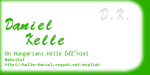 daniel kelle business card